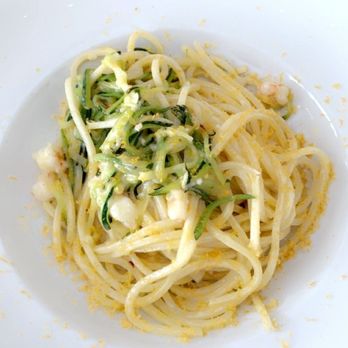 Bottega Italia - Spaghetti with shrimp and zucchini - Pizza Near Me - Temecula, California
