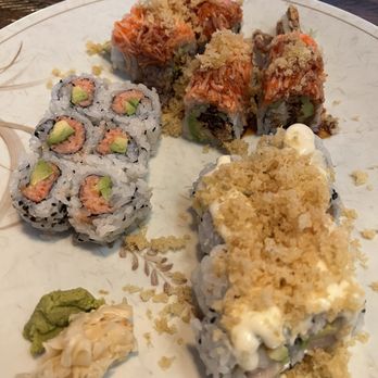 Mori Sushi - We got a spicy crab roll, Amazon Roll and Spicy Spider Crab roll - Sushi Bars Near Me - Newport, Rhode Island