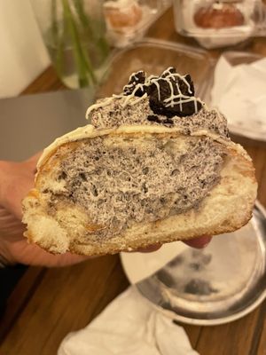 Flour Fresh Cream Donut by null