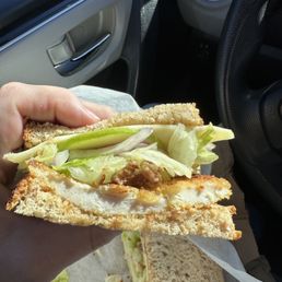 Snitzel sandwich Snitzel sandwich