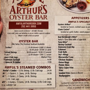 Awful Arthur's Oyster Bar - Seafood Near Me - Kill Devil Hills, North Carolina Awful Arthur's Oyster Bar - Seafood Near Me - Kill Devil Hills, North Carolina
