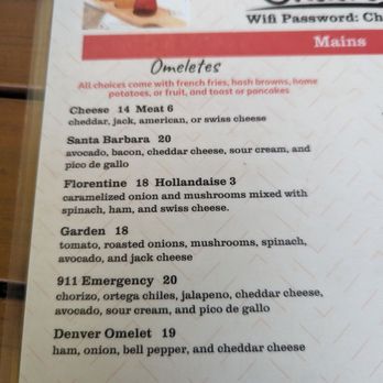 Chad's - Breakfast menu 1/4 - Breakfast & Brunch Near Me - Santa Barbara, California Chad's - Breakfast menu 1/4 - Breakfast & Brunch Near Me - Santa Barbara, California