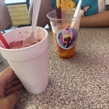 Whats The Scoop - Strawberry raspado and a mangoneada - Ice Cream & Frozen Yogurt Near Me - Tempe, Arizona Whats The Scoop - Strawberry raspado and a mangoneada - Ice Cream & Frozen Yogurt Near Me - Tempe, Arizona