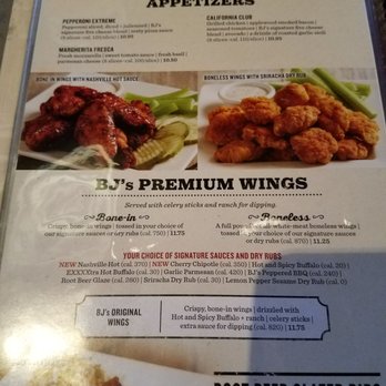 BJ's Restaurant & Brewhouse - Menu flat breads and wings - New American Near Me - Mentor, Ohio BJ's Restaurant & Brewhouse - Menu flat breads and wings - New American Near Me - Mentor, Ohio