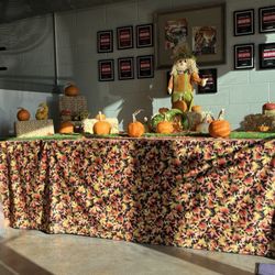 Burgersmith - Thanksgiving display set up. That's festive!