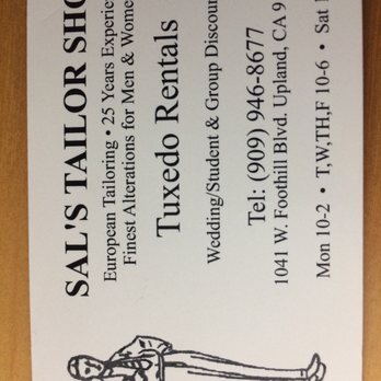 Sal's Tailor Shop - Sewing & Alterations Near Me - Upland, California