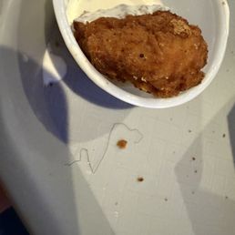 Hair in my food.