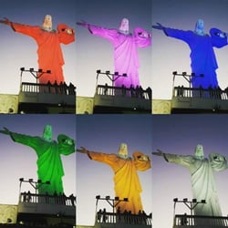 cristo luz - O Cristo fica iluminado!