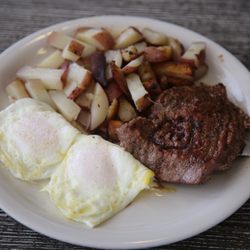 76th Street Truck Stop Diner - Steak breakfast