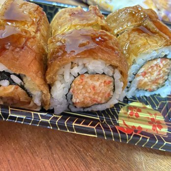 Kido Sushi - My personal favorite! Tofu Skin , crab roll :) - Sushi Bars Near Me - Elmhurst, New York