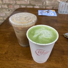 Lavender Matcha Latte