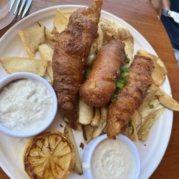 Fish and chips - very good Fish and chips - very good