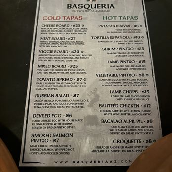 Basqueria - Spanish Near Me - Tucson, Arizona