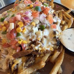 Smoked Brisket Cheese Fries Smoked Brisket Cheese Fries