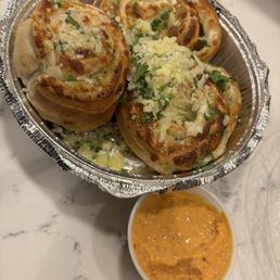 Garlic & Cheese Pinwheels