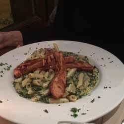 Spago - Pesto pasta with balsamic chicken.  Taken by my friend who said it was good ( not excellent but good)