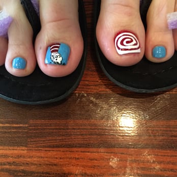Venice Nails and Spa - Doctor Seuss nail art! - Nail Salons Near Me - Lubbock, Texas Venice Nails and Spa - Doctor Seuss nail art! - Nail Salons Near Me - Lubbock, Texas