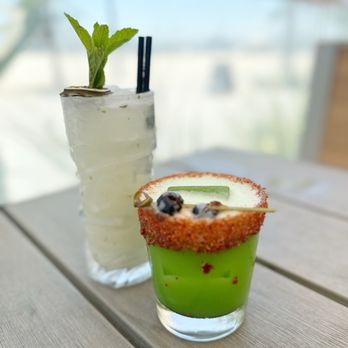Gaucho Beach - Red Bull Coconut Mojito & Mango Michelada - Sandwiches Near Me - Long Beach, California