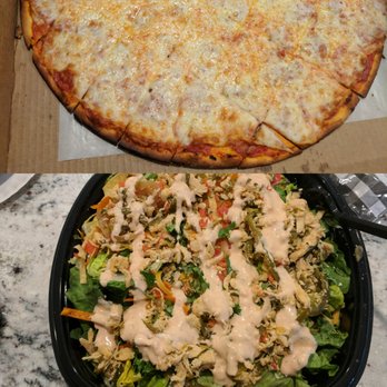 Oregano's - Pepperoni pizza and Pablo Picasso salad. - Pizza Near Me - Phoenix, Arizona