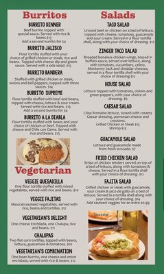 Menu photo 5 El Jalisco Mexican Grill Eufaula, AL