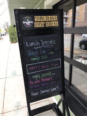Menu photo 4 Milwaukee Brat House Shorewood, WI