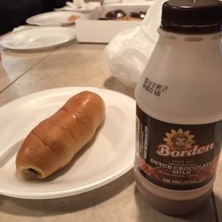 Central Donuts - Dutch chocolate milk and a jalapeños sausage kolache :)