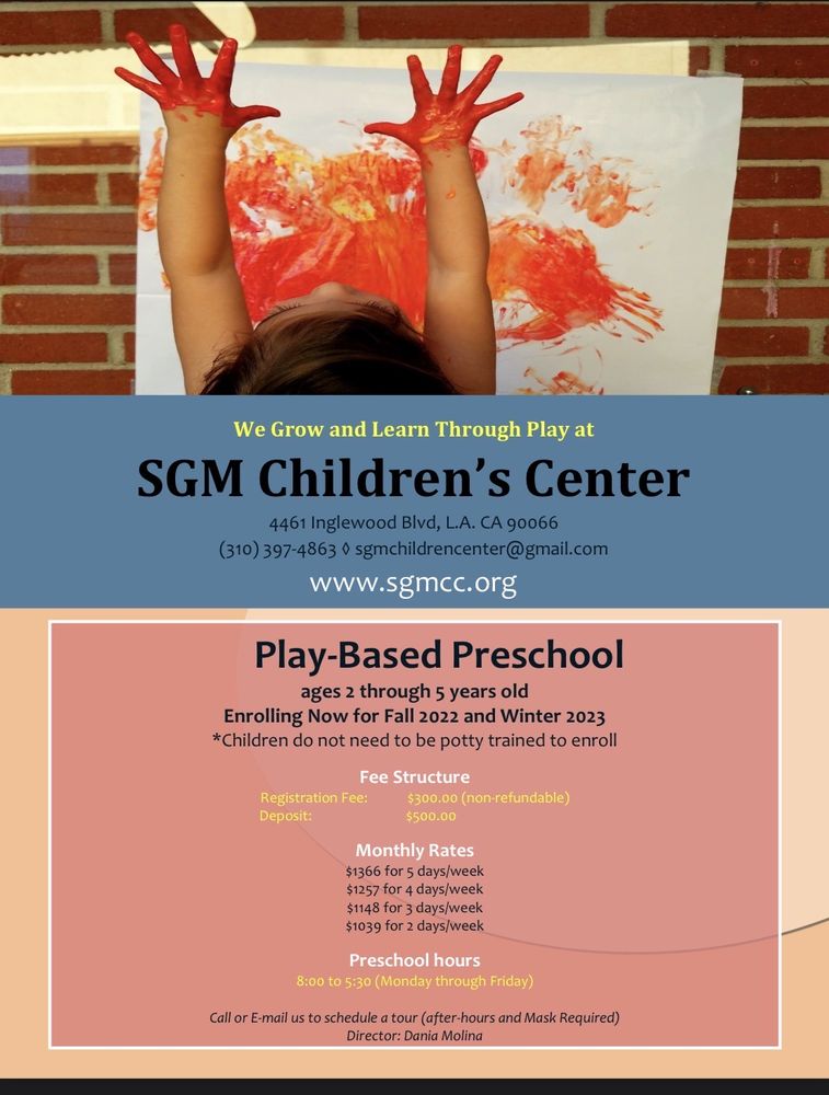 SAINT GERARD MAJELLA CHILDREN’S CENTER Updated August 2024 13