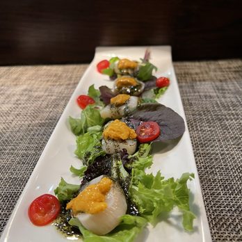 Leichi - Scallops with uni - Japanese Near Me - Santa Clara, California