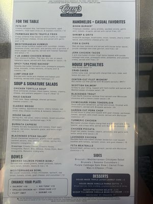 Menu photo 1 Cazzy's Corner Grill Knoxville, TN Menu photo 1 Cazzy's Corner Grill Knoxville, TN