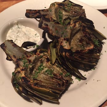 Houston's Restaurant - Grilled artichoke... We get it every time! - New American Near Me - Irvine, California Houston's Restaurant - Grilled artichoke... We get it every time! - New American Near Me - Irvine, California