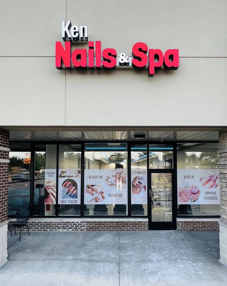 Ken Nails and Spa Logo