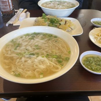 Pho Ga Huong Que - 2 bowls of noodles and 1/2 order of chicken - Vietnamese Near Me - San Leandro, California