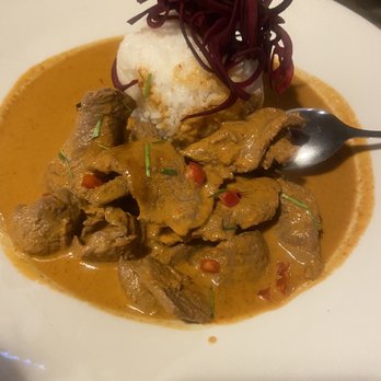 Wild Thaiger - Beef panang - meat was dry, but the sauce had good flavor - Thai Near Me - Phoenix, Arizona Wild Thaiger - Beef panang - meat was dry, but the sauce had good flavor - Thai Near Me - Phoenix, Arizona