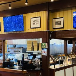 Ordering and buffet counter Ordering and buffet counter