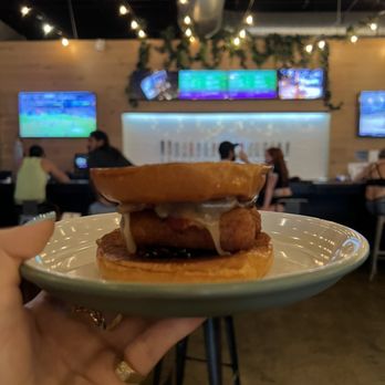 The Tank Brewing - Croqueta sándwich - Breweries Near Me - Miami, Florida The Tank Brewing - Croqueta sándwich - Breweries Near Me - Miami, Florida