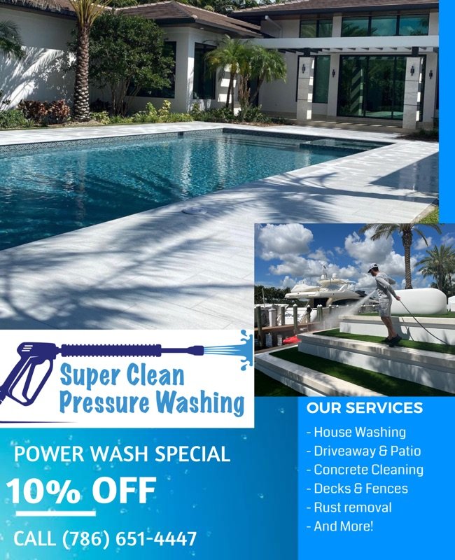 SUPER CLEAN PRESSURE WASHING SERVICES Updated September 2024