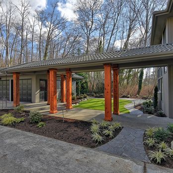 Pickard Construction Services - a modern home with a covered patio - General Contractors Near Me