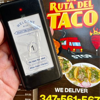 La Ruta Del Taco - Guest pager - Tacos Near Me - Queens, New York La Ruta Del Taco - Guest pager - Tacos Near Me - Queens, New York