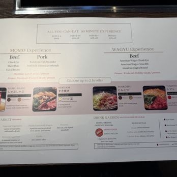 Mo Mo Paradise - Menu - Japanese Near Me - Arcadia, California