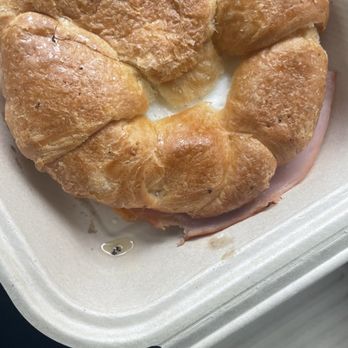 Ellianos Coffee - Ham, egg and cheese on a crossiant - Coffee & Tea Near Me - St Johns, Florida