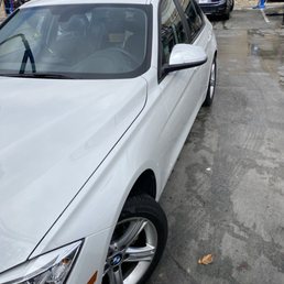 Clean car after the wash