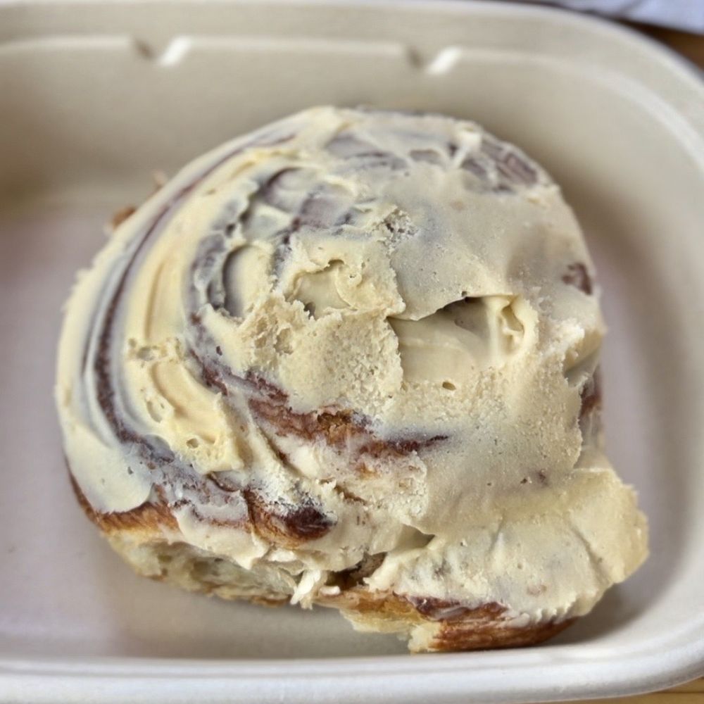 11th Hour Coffee - Cinnamon Roll~ The best part about this cinnamon roll? The thick layer of cinnamon inside! My hubby loved the buttercream frosting! - Coffee & Tea Near Me - Santa Cruz, California 11th Hour Coffee - Cinnamon Roll~ The best part about this cinnamon roll? The thick layer of cinnamon inside! My hubby loved the buttercream frosting! - Coffee & Tea Near Me - Santa Cruz, California