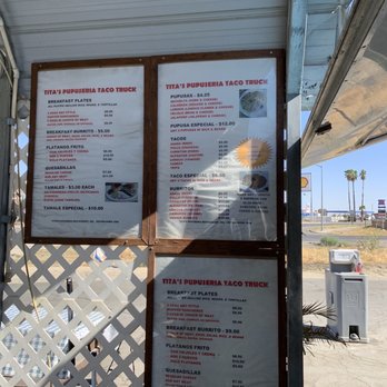 Tita's Pupuseria Lonchera - Menu - Mexican Near Me - Buttonwillow, California Tita's Pupuseria Lonchera - Menu - Mexican Near Me - Buttonwillow, California