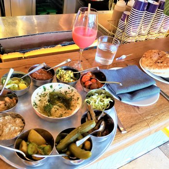 Laser Wolf - Get Shishlik'd frozen cocktail
+
Salatim platter with pitas - Middle Eastern Near Me - Brooklyn, New York Laser Wolf - Get Shishlik'd frozen cocktail
+
Salatim platter with pitas - Middle Eastern Near Me - Brooklyn, New York