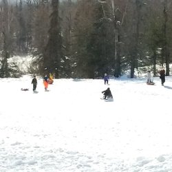 Government Peak Recreation Area - Kids enjoying the snow!