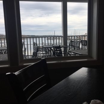 The Lighthouse Restaurant & Dock Bar - View from the inside tables! - Bars Near Me - Solomons, Maryland