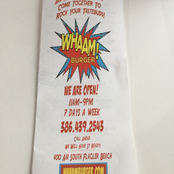 Whaam Burger - Burgers Near Me - Flagler Beach, Florida