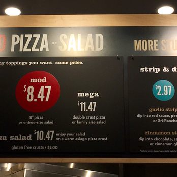 MOD Pizza - Menu - Fast Food Near Me - San Jose, California MOD Pizza - Menu - Fast Food Near Me - San Jose, California