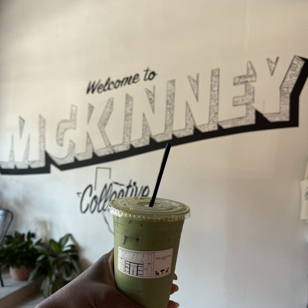 Collective Coffee - Bluebonnet Matcha Latte - 16oz - Coffee & Tea Near Me - McKinney, Texas