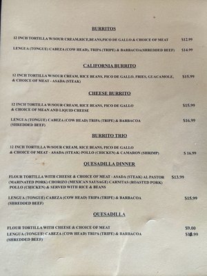Menu photo 4 Taqueria Jalisco Claremore, OK Menu photo 4 Taqueria Jalisco Claremore, OK